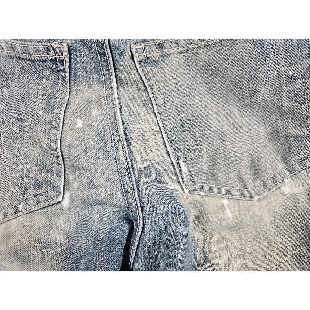 Red Ape Youth Jeans 12 (25x27) Blue Distressed Straight‎ Urban Skater
